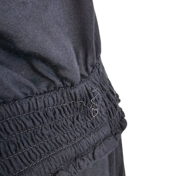 Aritzia Wilfred La Boheme Sleeveless Jumpsuit, Boho, Black, Wide Leg, Size L - Picture 5 of 9